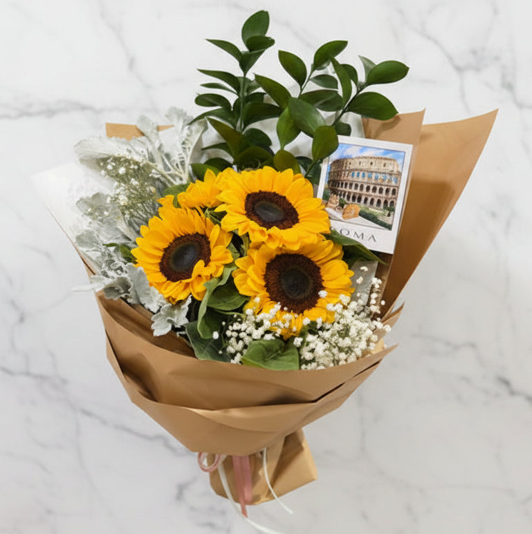 太陽菊-向日葵-畢業花束