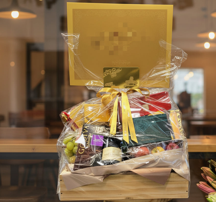 【尊貴商務盛禮】半島精品水果紅酒禮籃 Mr.08