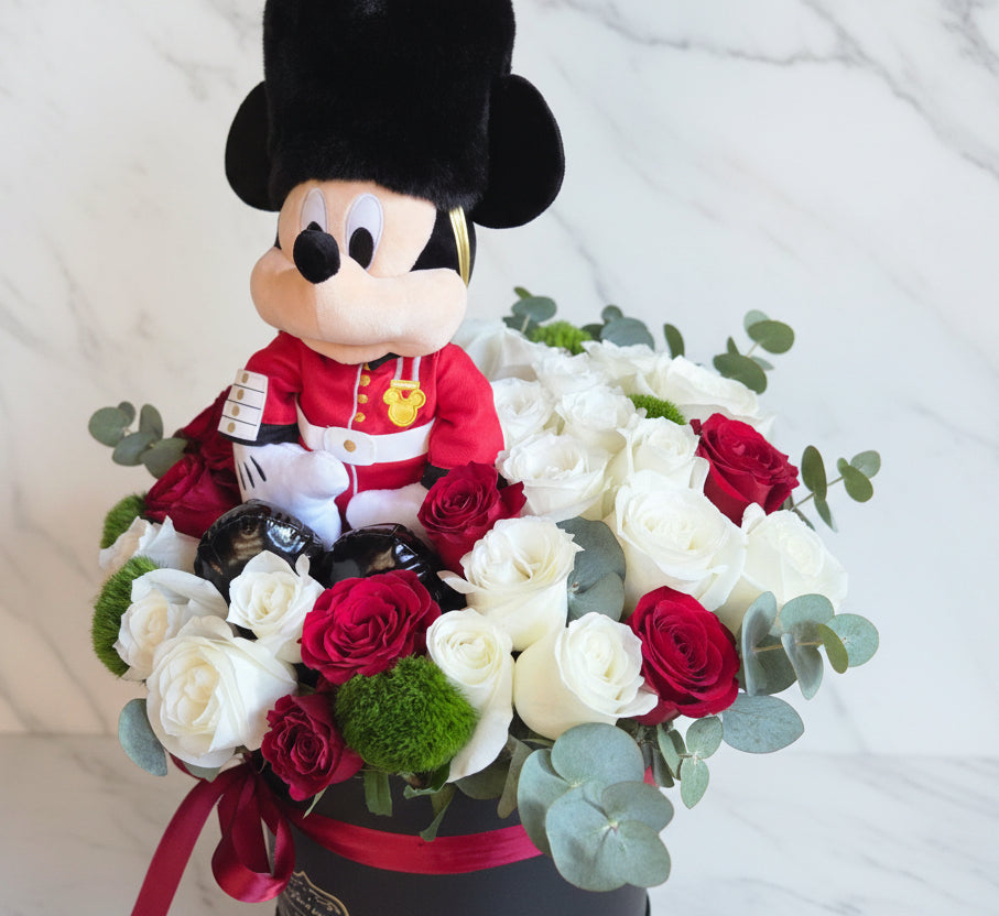 倫敦禦林軍米奇花盒 flo.71（歐洲明信片免費贈送 💌）