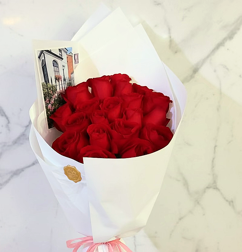 (紅色) 玫瑰24枝花束 Mr.03