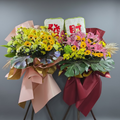 (發財雙併組合) 祝賀花架 慶典花牌 Mr.0426
