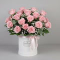 （粉紅色）玫瑰20支花盒 Mr.02