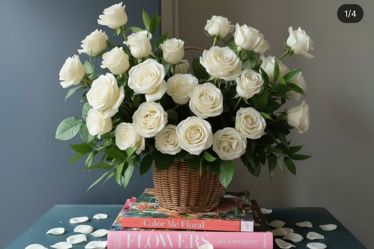 玫瑰花手提籃 Mr.01