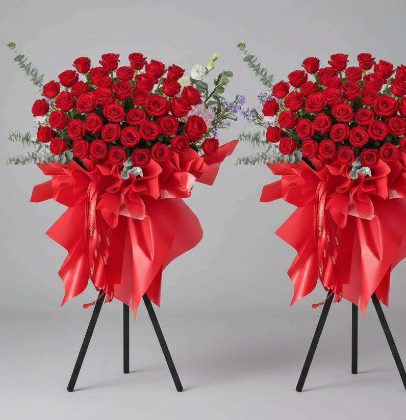 玫瑰開張花籃 Mr.04