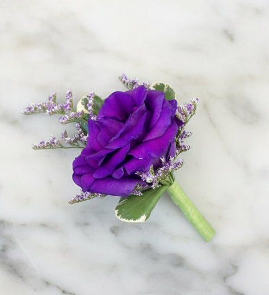 (紫色)桔梗襟花 Mr.0011