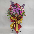 (紅色) 蕙蘭大紅大紫開張花籃 高級特大  展覽開幕 Mr.0432