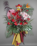 開業送禮最體面！【MR.ROSE 財神花籃】免運費幫您把財氣親自送到 Mr.0404